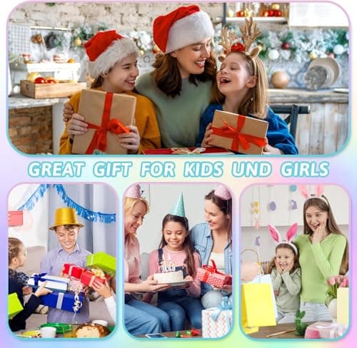 Stocking Stuffers, Art Supplies, 12 Rainbow Colored Pencils, Teen Girl Gifts Trendy Stuff, Art Supplies for Kids 9-12, Gifts for 5-12 Year Old Girl, Arts and Crafts for Kids Ages 8-12