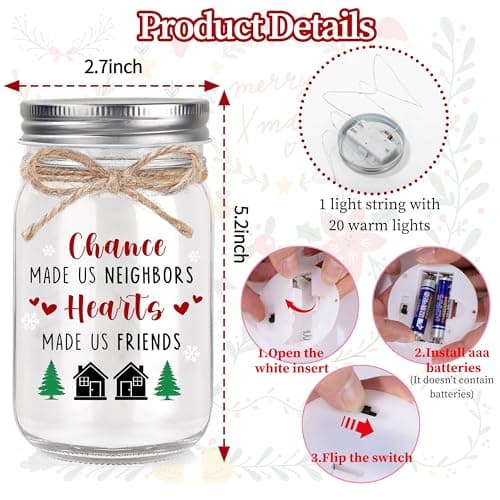 Neighbor Christmas Gifts, Christmas Gifts for Neighbors, Gift for Friends Neighbors