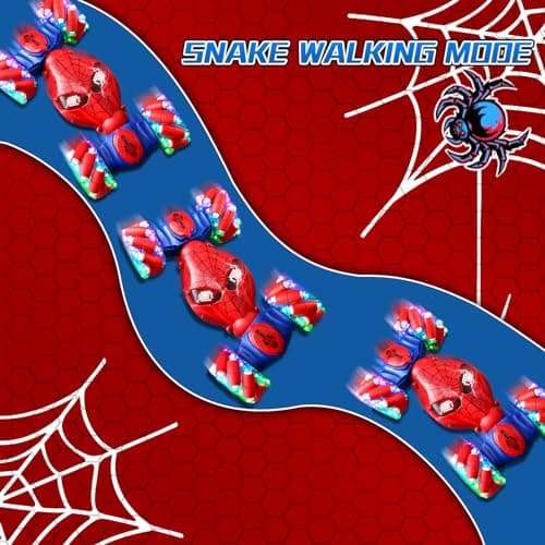 S-pider Rc Gesture Sensing Stunt Car Toys for Boys 4-14 Years Old, Drift Hand Control Remote Control Cars with Light & Music, 360°Rotation Double Side Cars Birthday Gifts for Kids Age 5 6 7 8 9 10 11