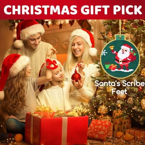 HAPPYPOP Christmas Gifts Holiday Socks for Men Women - Secret Santa Gifts, Xmas Stocking Stuffers, Santa Green Socks