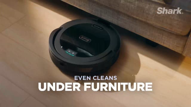 Shark Navigator Robot Vacuum and Self-Empty Base with Bagless 60-Day Capacity Self-Empty Base, SmartPath Navigation, Powerful Pet Hair Pickup, Anti-Hair Wrap, For Carpets & Hard Floors, Grey, RV2120AE