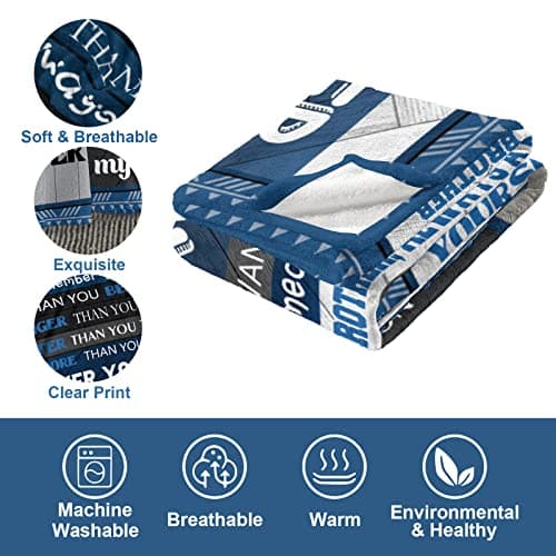 Quilazy Gifts for Brother, Best Brothers Birthday Gifts from Sister, Big Brother Gift for Boy, Cool Christmas Fathers/Valentines Day Graduation Birthday Gift for Adult Brothers Men Blanket 60"X 50"
