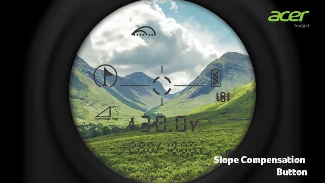 Acer Gadget Golf Rangefinder with Slope - 800/1200Yards Range Finder for Hunting, 6X Magnification with Flag Pole Locking Vibration, Rechargeable Battery with Magnet Stripe, Golf Accessories for Men