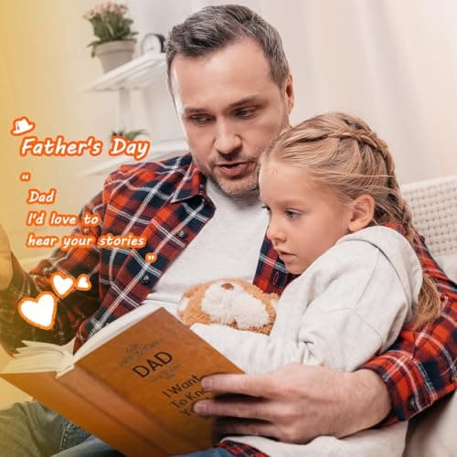 Mom And Dad I Want to Hear Your Life Story Journal (Hardcover). This Journal, Which Includes 250+ Prompt Questions, Is A Sentimental Fathers Day Gift For Dad Thanksgiving Day, Birthdays & Christmas.