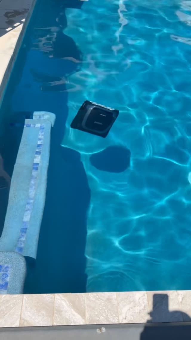 (2025 Upgrade) Beatbot AquaSense 2 Cordless Robotic Pool Vacuum Cleaner, Smart Surface Parking, Double-Pass Waterline Scrubbing, Cleans Floor, Walls and Waterline, Light Blue