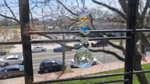 Thank You Gifts for Women, Sun Catcher Gift with Engraved Thank You Message, Hanging Crystal Suncatcher Ornament for Window Rainbow Maker, Appreciation Gift, Gratitude Gifts for Friend Family Teacher