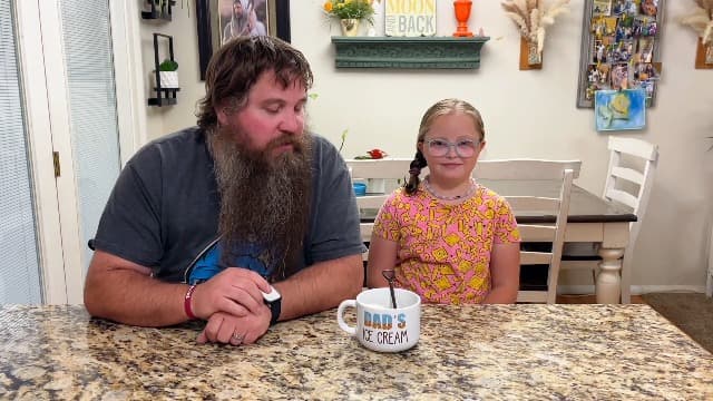 Funny Dad Birthday Gifts from Daughter Son, Novelty Christmas Dads Gift for Daddy Dada Father StepDads, Unique New Dad gifts from Wife, Dad's Ice Cream Bowl Presents Set