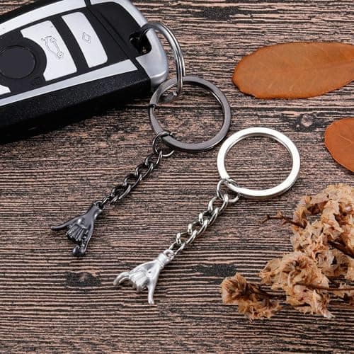 Pinky Promise Gift Matching Couple Gifts Valentines Day Gifts for Him Her Boyfriend Girlfriend Best Friend Matching Keychains for Couples Wife Husband One Year Anniversary Christmas Birthday Gifts