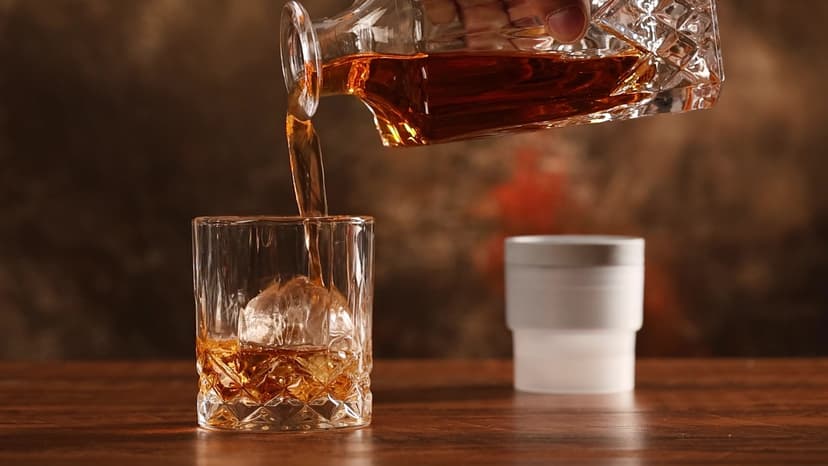 Whiskey Rocks Glass, Set of 4 (2 Crystal Bourbon Glasses, 2 Round Big Ice Ball Molds) In Gift Box - 10 Oz Old Fashioned Glasses for Scotch Cocktail Rum Cognac Vodka Liquor, Unique Gifts for Men