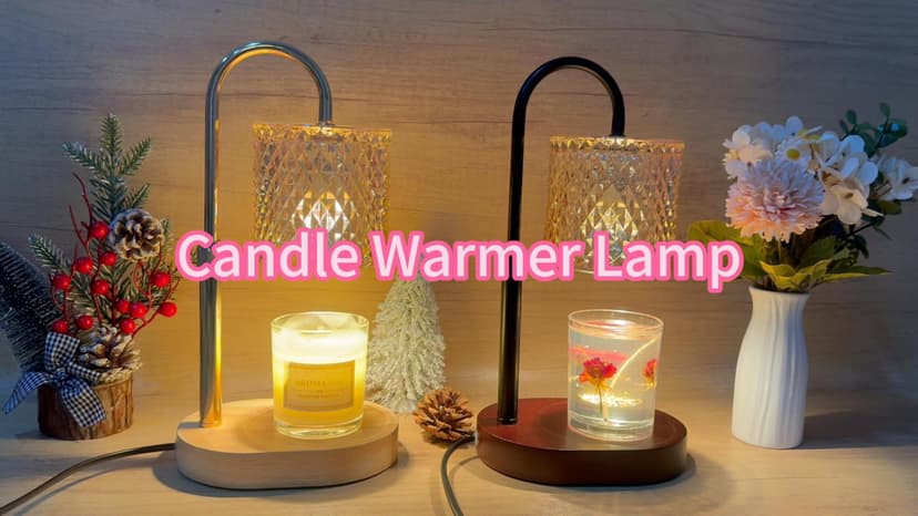 Candle Warmer Lamp with Timer Dimmer Adjustable Height for New Home Decor, Birthday Gifts for Women,Candle Warmer for Women Mom Christmas Mother's Day Gfit