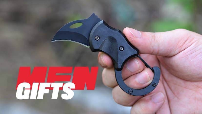 ZAVIT Gifts for Men Brother, Small Pocket Knife for Men, Christmas Stocking Stuffers, Self Defense Keychain, Box Cutter EDC Gadgets for Husband Him, Unique Gifts ldea for Camping Fishing Hiking