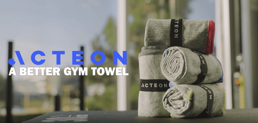 Acteon Microfiber Gym Towels 5 Pack, Quick Dry Silver ION Odor-Free Sweat Towel, Super Absorbent Fast Drying for Men & Women, Workout, Yoga, Running, Hiking, Travel – 16x30.5 Inch