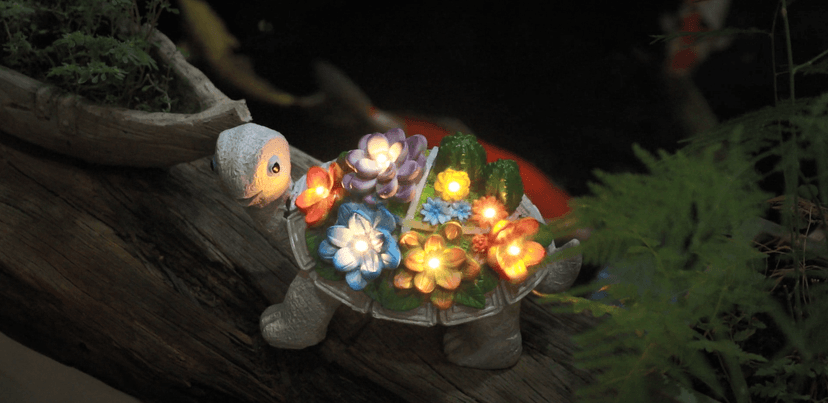 Linkax Birthday Gifts for Women Mom Grandma, Turtle Statue Solar Lights Outdoor Garden Decor for Outside Yard Patio Porch Fall Home, Gardening House Warming Gifts New Home, Grandparents Day Presents