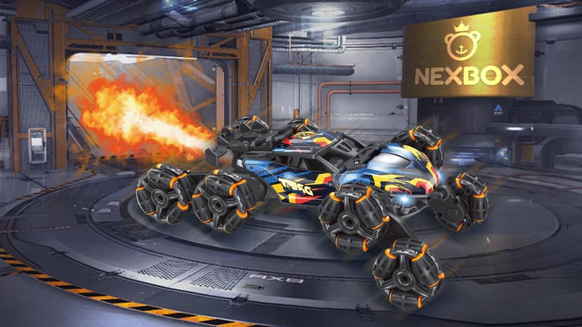 Cool 8 Wheels Hand Controlled rc Stunt Car Toys, Gesture Sensing Remote Control Cars for Boys Age 6 7 8-12 13 14 Year Old, Birthday Gifts Ideas for Kids