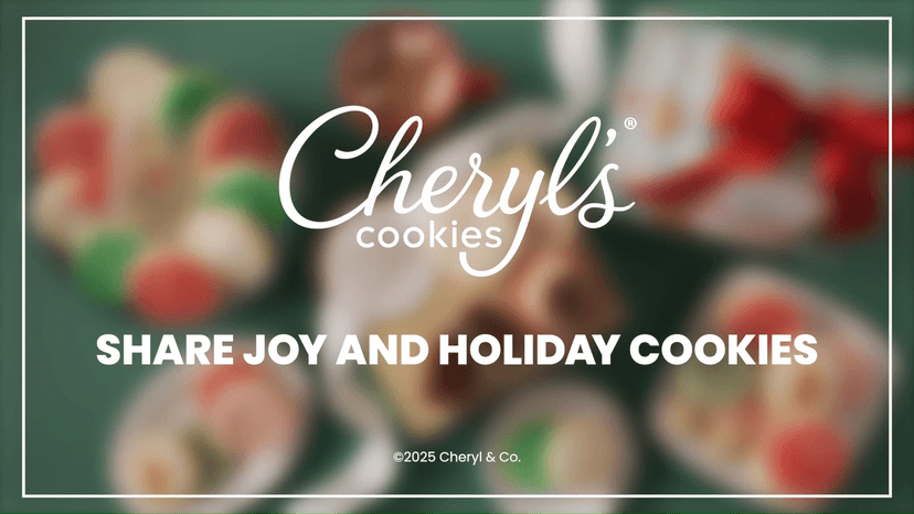 Cheryl's Cookies® Bow Gift Box with 24 Buttercream-Frosted Holiday Sugar Cookies, Individually Wrapped, Gourmet, & Fresh Delivery – Christmas Cookies, Holiday Dessert, Cookie Gift for Friends, Family, & Loved Ones