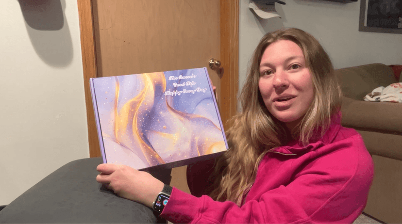 Birthday Gifts for Women, Self Care Gifts Get Well Soon Gifts,Lavender Spa Flannel Blanket Gift Set, Gift For Female Friend, Mom, Wife, Girlfriend, Sister, Teacher's Day Gift Her Birthday Gift