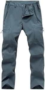 Gash Hao Mens Hiking Convertible Pants Outdoor Waterproof Quick Dry Zip Off Lightweight Fishing Pants