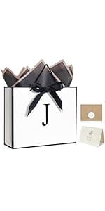 QLSKO 40th Birthday Keepsake Gift Paper Bag for Her Anniversary Party Present Shopping Tote Bags Women 40 Year Old Decorations Idea (1985 40th, Medium (Pack of 1))