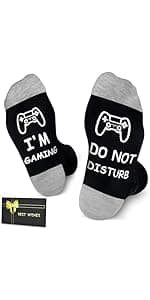 Dealswin Birthday Gifts for Men Dad Fathers Him Husband, I'm Not Sleeping I'm Just Resting My Eyes Socks