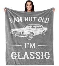Gifts For Men, Funny Gifts For Men, Fathers Day Birthday Gift For Him, Best Older Man Gift Ideas, Unique Gag Present For Male Grandpa Dad Husband, Cool Fun Retired Gift For Man 60"X50" Blanket