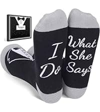 Zmart Wedding Gifts for Men - Father of the Bride Gifts from Bride, Groom Wedding Socks