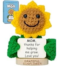 Funny Friendship Gifts for Women Men - Sassy Tiny Crochet Potato with 30 Uplifting Hilarious Cards for Friends, Bestie, BFF, Bestfriend, Coworkers - Best Friend Birthday Present Idea for Women, Her