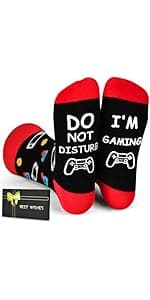 Dealswin Birthday Gifts for Men Dad Fathers Him Husband, I'm Not Sleeping I'm Just Resting My Eyes Socks
