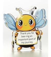 Funnli Teacher Gifts, Back to School Teacher Gifts, Teacher Appreciation Gifts Acrylic Plaque, Thank You Graduation Valentines Day Christmas Gifts for Women Teacher Classmate Study Partner Roommate