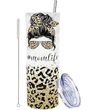 Mom Daily Affirmations Tumbler 40Oz – Gifts for Mom's Birthday, Mother's Day, Expecting Moms Present, Momma Gifts from Daughters, Sons, Kids, Inspirational Mama Mug, Mommy Coffee Cup