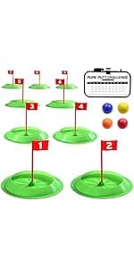 GoSports Mulligan Shots Golf Ball Shot Glasses with Lids - 12 Pack - Funny Golf Gifts for Men