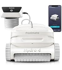 Hydro3 Robotic Pool Cleaner, 150W Cordless Pool Vacuum for Inground/upground Pool Max 861-1070 sq.ft, 200mins Runtime, 2xBrushless-Motor, 4.1L Filter Basket, Wall Climbing/Waterline Clean