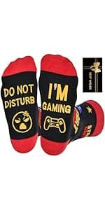 Dealswin Birthday Gifts for Men Dad Fathers Him Husband, I'm Not Sleeping I'm Just Resting My Eyes Socks