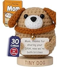 Funny Friendship Gifts for Women Men - Sassy Tiny Crochet Potato with 30 Uplifting Hilarious Cards for Friends, Bestie, BFF, Bestfriend, Coworkers - Best Friend Birthday Present Idea for Women, Her