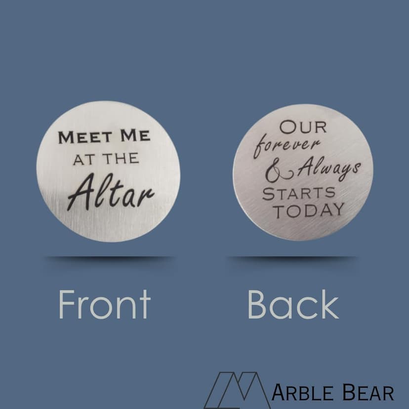 Gift to Groom From Bride on Wedding Day - Future Husband Gift, Pocket Hug Token