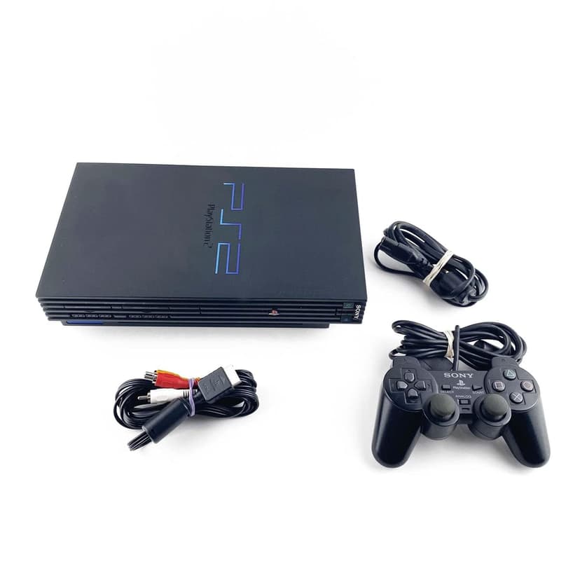 Sony PlayStation 2 Console - Black (Renewed)