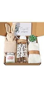 New Mom Gifts, 11PCS New Mom Care Package After Baby, Baby Shower Gifts for Mommy To Be, Gift For Expecting Mother, Pregnancy Gift Basket Essentials, First Time Mothers Day Birthday Gifts for Women