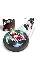 Soccer Toys for Boys 4-6 Hover Soccer Ball Indoor Gifts for Boys Kids Toys Birthday Gifts for 4 5 6 7 8 9 10 Year Old Boy Air Floating Soccer Toy with LED Lights Foam Bumper
