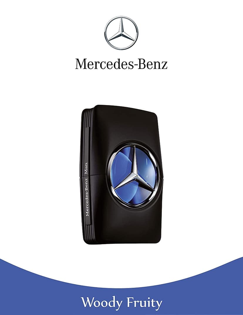 Mercedes-Benz Man - Elegant Fragrance With Sensual, Floral, Woody Notes - Mesmerize The Senses With Original Luxury Men’s Eau De Toilette Spray - Endless Day Through Night Scent Payoff - 1.7 OZ