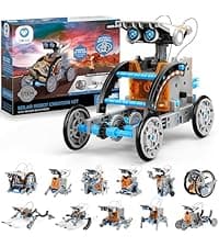 Sillbird 12-in-1 Solar Robot Building Kit STEM Gift for Boys Aged 8-13, DIY Science Educational Robotic Toys for Kids Teens Birthday, Powered by The Sun with 190 Pieces