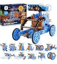 Sillbird 12-in-1 Solar Robot Building Kit STEM Gift for Boys Aged 8-13, DIY Science Educational Robotic Toys for Kids Teens Birthday, Powered by The Sun with 190 Pieces