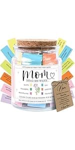 NewEleven Birthday Gifts For Women - Christian Gifts For Women, Her, Friends - Appreciation Present From Friend, Family - Decorative Glass Inspirational Scripture Jar With 92 Bible Verse