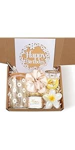 Birthday Gifts for Women, Happy Birthday Gift Baskets for Women, Women Unique Bday Gifts Ideas for Best Friend, Her, Sister, Daughter, Coworkers, Families - Not a Day over Fabulous Glass Gifts Box