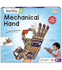 Smartivity DIY Robotic Mechanical Hand STEM Toy for Kids 8-9-10-11-12-13-14 Years Old | 2024 Parents Choice Award Winner I Birthday Gift for Boys & Girls | Engineering Kit for 8-14 Years Old