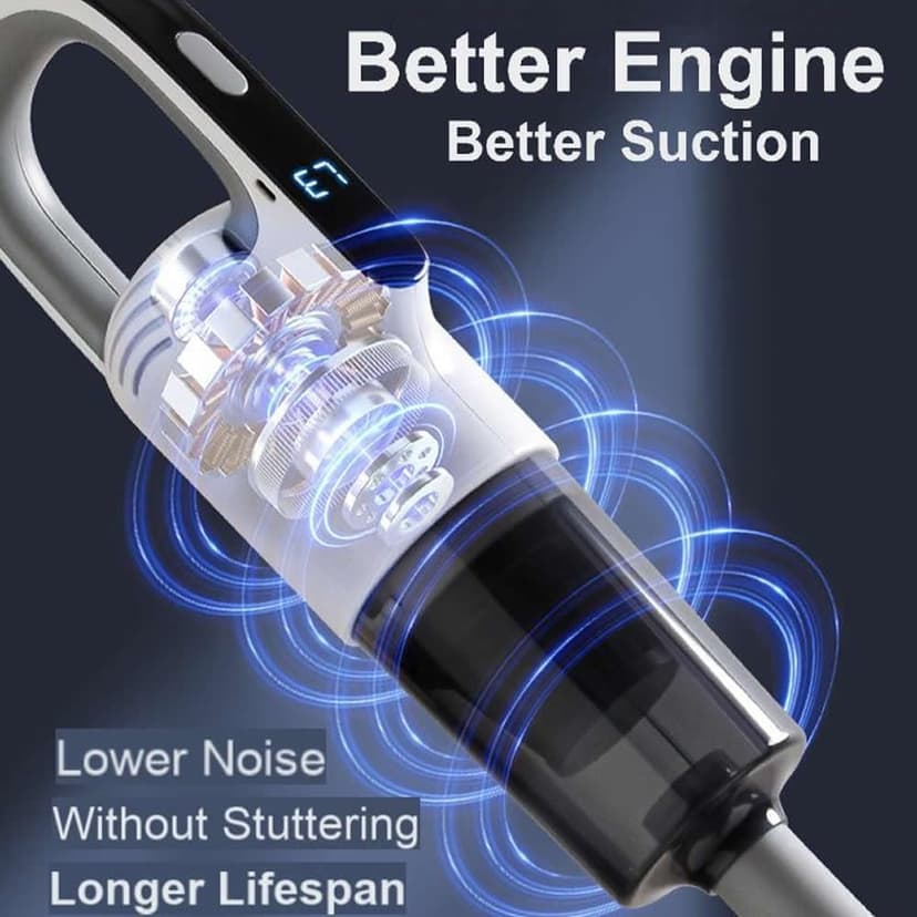 HDView Cordless Vacuum Cleaner, Up to 30Kpa and 30Mins Vacuum and Mop Combo, Lightweight Rechargable Stick Vacuum, Deep Cleans, Washes, for Home Hardwood Floor Pet Hair Carpet