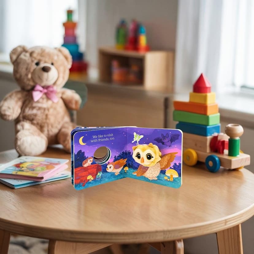 Grandma & Me Children's Finger Puppet Board Book, Ages 1-4