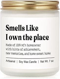 Niyewsor House Warming Gifts, New House/Home Candle, Best Housewarming Gift 2026, Closing Gifts for Home Buyers, New Homeowner, First Apartment Essentials, Handmade, 7oz