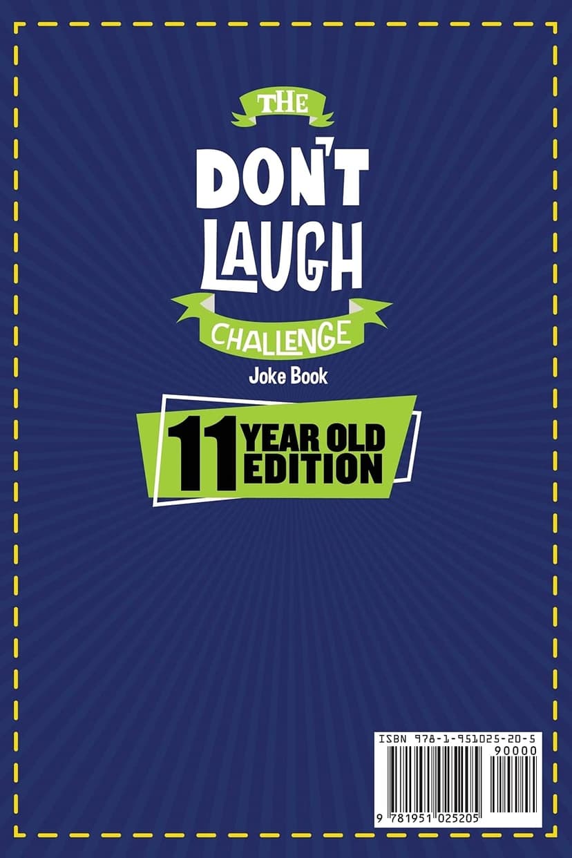 The Don't Laugh Challenge - 11 Year Old Edition: The LOL Interactive Joke Book Contest Game for Boys and Girls Age 11