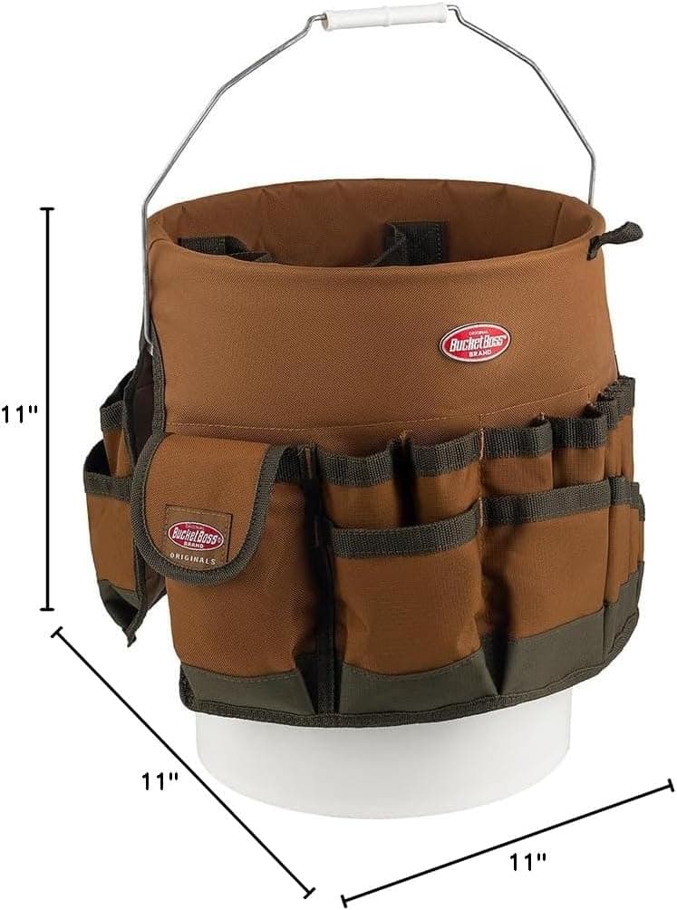 Bucket Boss The Bucketeer Bucket Tool Organizer in Brown, 10030