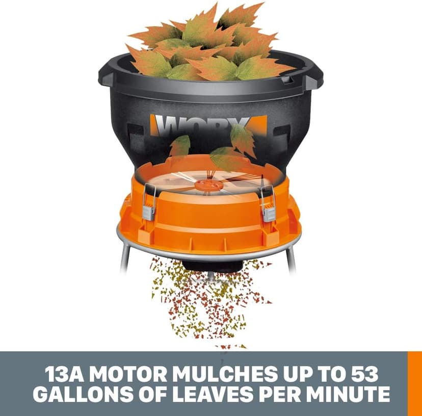 Worx WG430 13 Amp Electric Leaf Mulcher