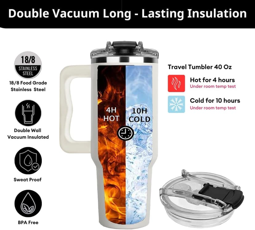 Mom Daily Affirmations Tumbler 40Oz – Gifts for Mom's Birthday, Mother's Day, Expecting Moms Present, Momma Gifts from Daughters, Sons, Kids, Inspirational Mama Mug, Mommy Coffee Cup